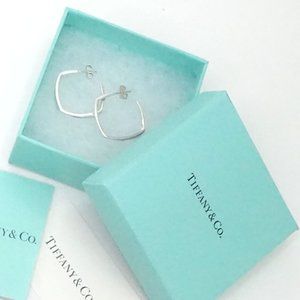 Tiffany & Co. Frank Gehry Torque Sterling Silver Earrings